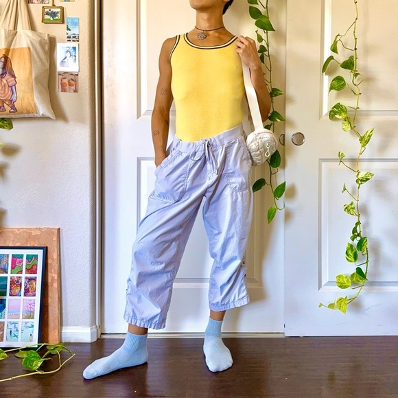 Y2K Periwinkle Capri Pants - Picture 1 of 7
